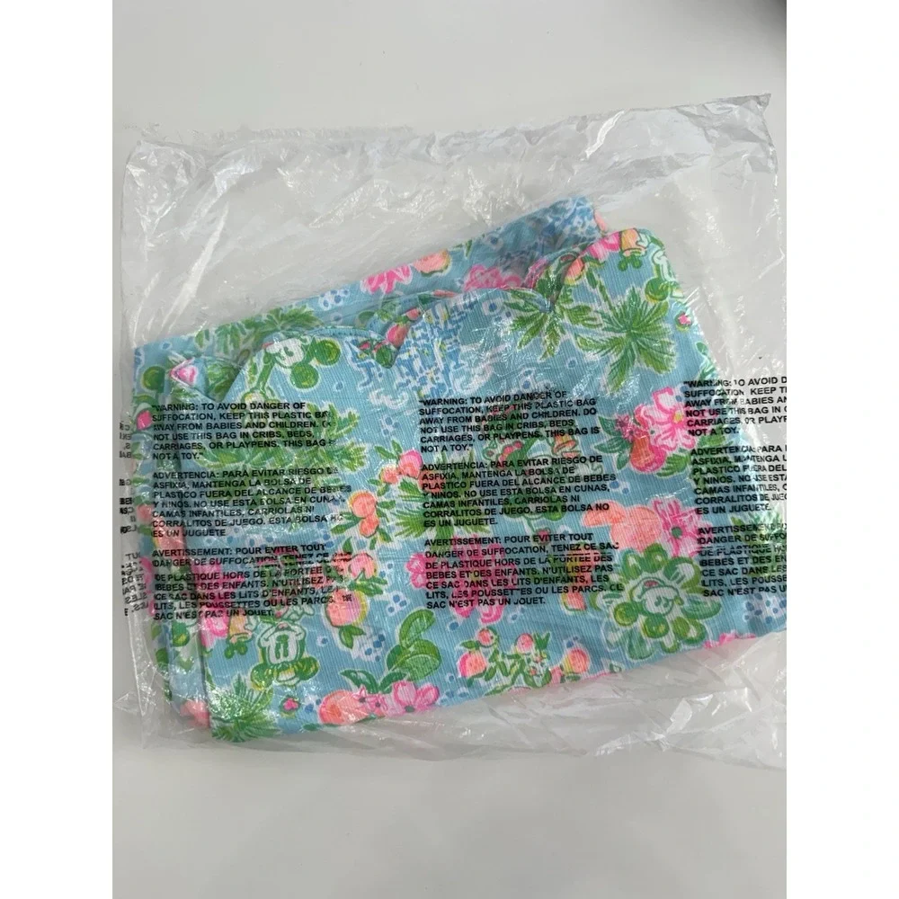 Lilly Pulitzer Lilly Loves Disney Scalloped Buttercup Shorts NWT 8